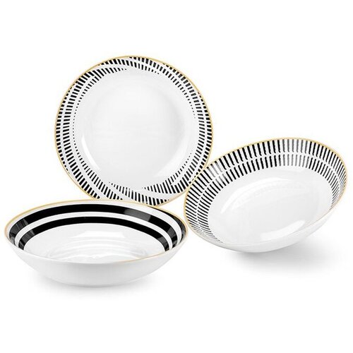 Fade 18-delni set krožnikov New Age, porcelan Slike