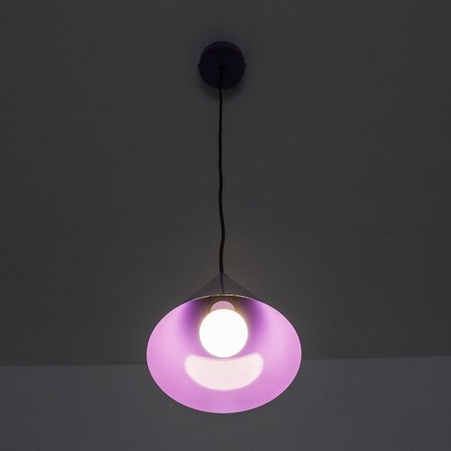  Visilica na sajli ETNA II 1xE27/15W/230V prečnik 18,5 cm ljubičasta Slike