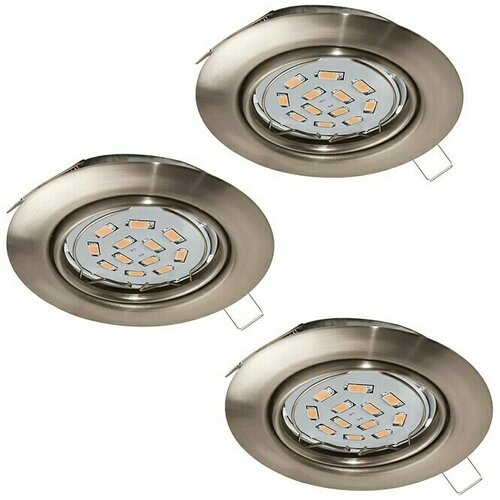Eglo 94408 - KOMPLET 3x LED ugradna plafonska svetiljka PENETO 3xGU10-LED/5W/230V Cene