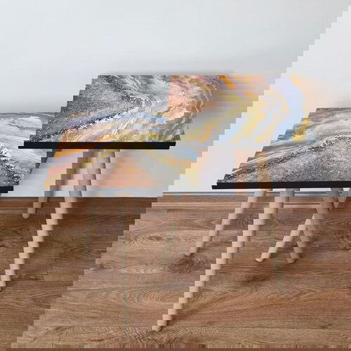 Hanah home 2Shp79 - multicolor multicolor nesting table (2 pieces) Cene