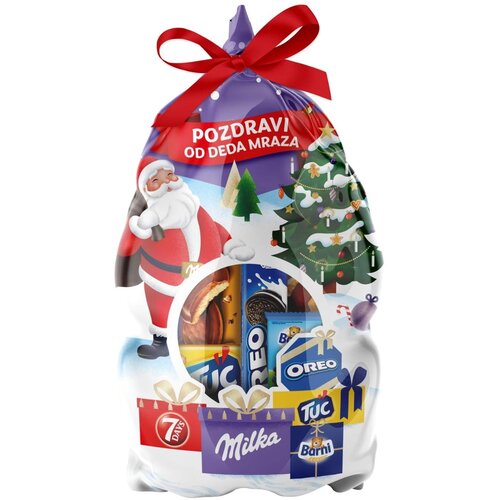 Milka novogodi&amp;scaron;nji paketić xmas kesa 841,5g Slike