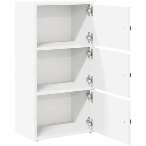 VidaXL Regal za knjige bijeli 40x24x77 cm konstruirano drvo Slike