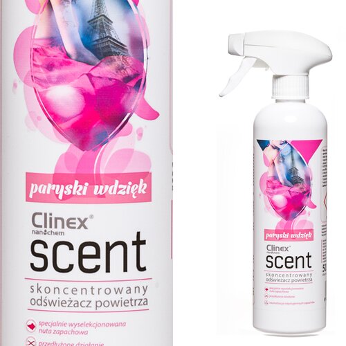 Clinex Koncentrirani osvežilec zraka razpršen na površine Scent - Paryski W charm 500ML, (21389324) Cene
