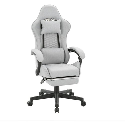 Eplaygame Gejmerska stolica HC-4095 FABRIC-DGS2 svetlo siva Cene