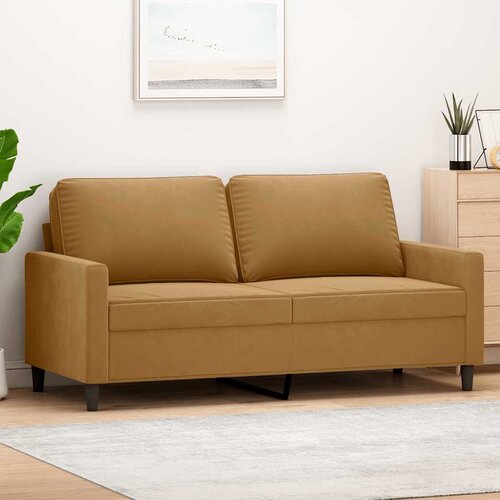  Dvosjed smeđi 140 cm bar&amp;scaron;unasti Smeđa Slike