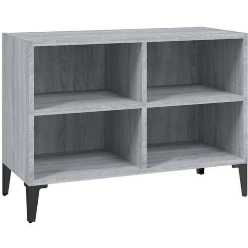 vidaXL TV omarica s kovinskimi nogami siva sonoma 69,5x30x50 cm, (20732485) Cene