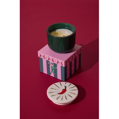 Paddywax Charmed Chili Pepper &amp;amp; Mango di&amp;scaron;eča sveča s pokrovčkom 226 g Slike