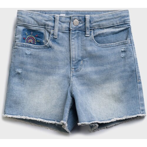GAP Children's Denim Shorts Hr Shortie - Lt Palm Emb - Girls Cijene