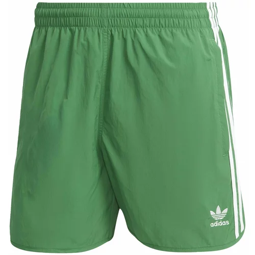 Adidas Športne hlače 'Adicolor Classics Sprinter' travnato zelena / bela