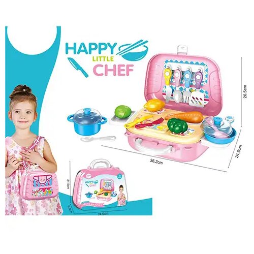 Magic Toys Prijenosna pink kuhinja sa dodacima 21kom Cene