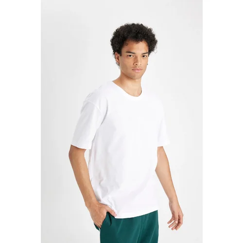 Defacto Boxy Fit Crew Neck Short Sleeve T-Shirt