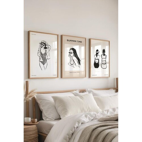 WALLXPERT &Ccedil;-300520 - 3040 set dekorativnih slika u vi&scaron;e boja (3 komada) Cene