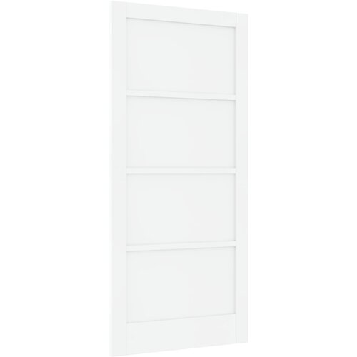 vidaXL Notranja vrata “ORKDAL” Bela 93x202x4 cm Trdna borova lesa Cene