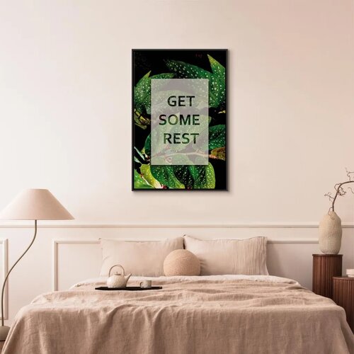 Slika - Get Some Rest (1 Part) Vertical 60x90 U crnom drvenom okviru Cene