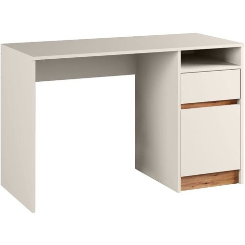 Matis Radni sto Nordik 1V1F, 120x76x53 cm, Bež Slike