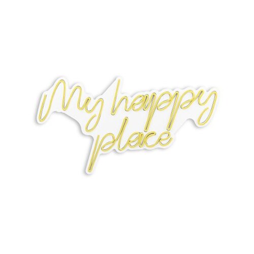 WALLXPERT dekorativna led rasveta 'my happy place' - žuta Cene