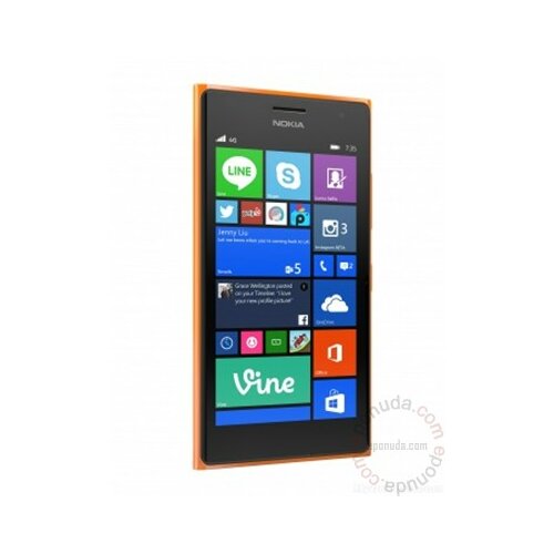 Nokia Lumia 730 Orange mobilni telefon Slike