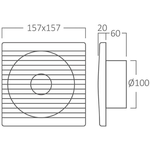 Braytron izduvni ventilator 100mm BZ01-00010 Slike