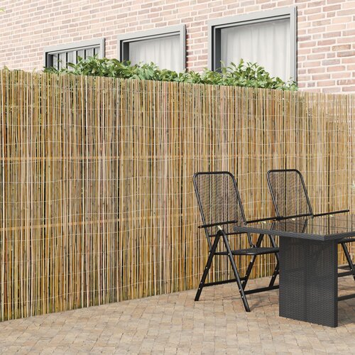 VidaXL Panel Ograde Svijetlo Smeđa Bambus 300 x 180 cm Izdržljivo Slike