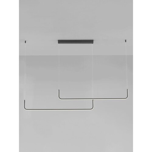 Nova Luce Mat crna LED viseća svjetiljka aluminijska s mogućnosti zatamnjivanja Strita &amp;ndash; Slike