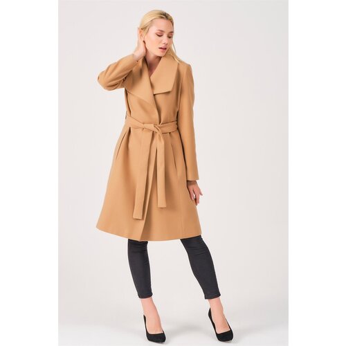 Dewberry Z6639 WOMEN'S COAT-ON CAMEL Cene