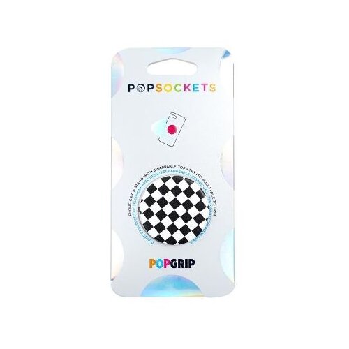 KS popsockets držalo / stojalo popgrip checker black Slike