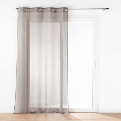 Douceur d intérieur Smeđa prozirna zavjesa 140x240 cm Lissea – Cijene
