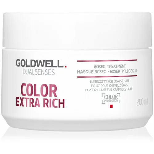 Goldwell Dualsenses Color Extra Rich regeneracijska maska za grobe in barvane lase 200 ml