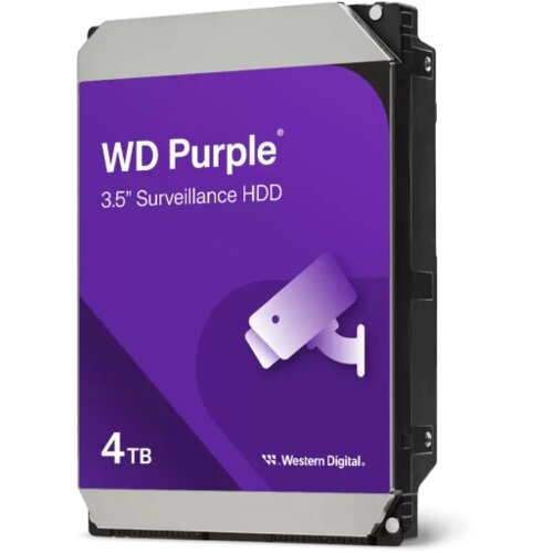 Western Digital 4TB Purple 3,5&amp;quot; SATA 6Gb/s 5400rpm 128MB HDD disk Slike