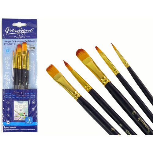  Set of Artist Brushes 5 Shapes Cijene