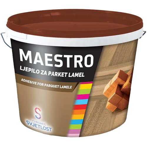 CHROMOS SVJETLOST Ljepilo za parket Maestro Lamel parket, 4 kg Slike