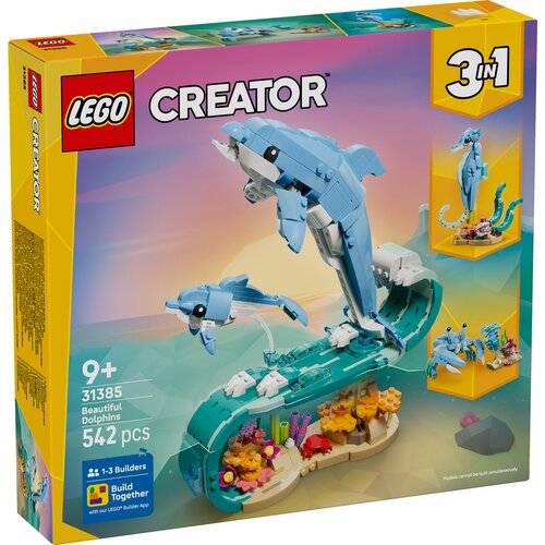 Lego LEGO&amp;reg; Creator 3in1 - Morske živali: Čudoviti delfini (31385) Slike
