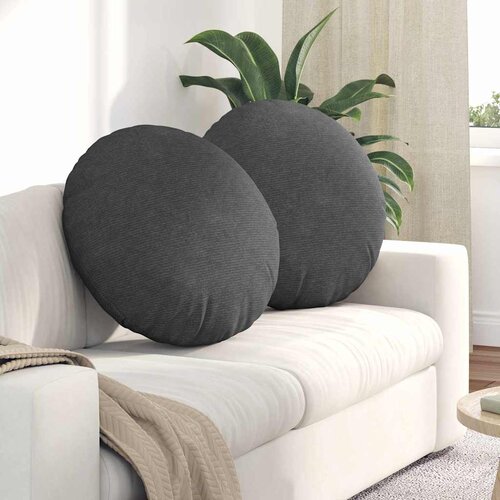  Jastučići za sjedenje 2 pcs Tamno siva Ø 80 cm Kordura tekstil Cene