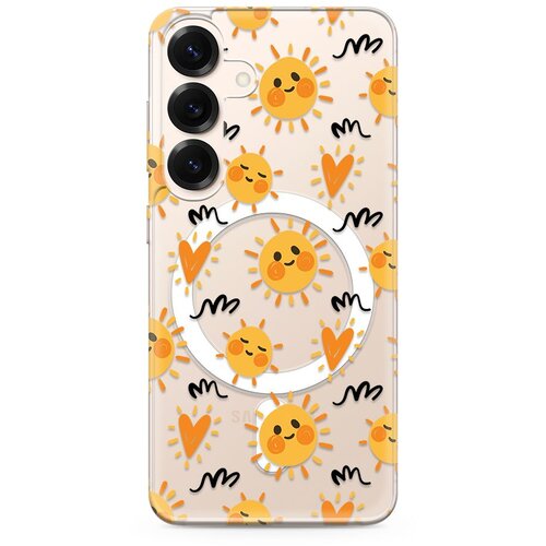  maska silikonska print magsafe za samsung S931B galaxy S25 5G/ sun Slike