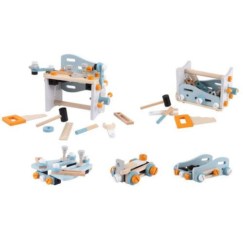 ECO TOYS Set dječjeg drvenog alata 52 elemenata Cijene