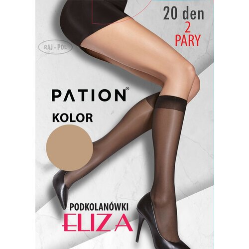 Raj-Pol Woman's Knee Socks Pation Eliza 20 DEN Slike