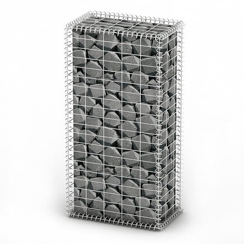 vidaXL Gabion košara s pokrovi pocinkana žica 100 x 50 x 30 cm, (21027419) Cene