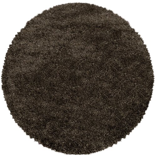 Ayyildiz Carpets Temno rjava okrogla preproga ø 80 cm Fluffy – Cene