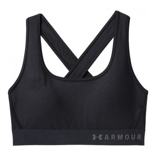 Under Armour UA Armour® Mid Crossback Women's Sports Bra, Black/Black - XS, (20491653) Cene