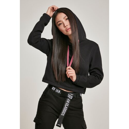 UC Ladies Women's contrasting drawstring with hood black Cene