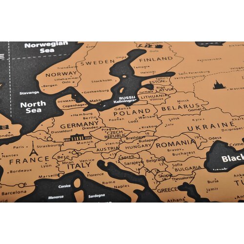 Karta svijeta na struganje Deluxe Slike