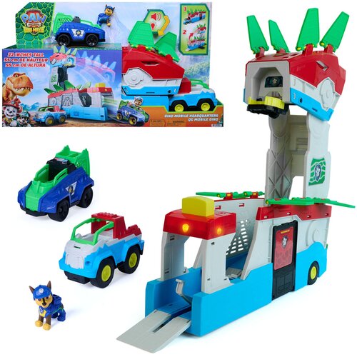 Spin Master Paw Patrol &amp;mdash; Dino film: Dino-mobilna glavna baza, igrački set - Slike