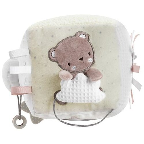 Kikka Boo Igračka pli&amp;scaron;ana kocka Dream Big Beige Slike