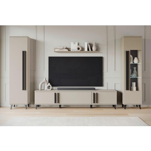 XXXL Dnevni Regal Helsinki 2, Bež, 4-Delno Slike