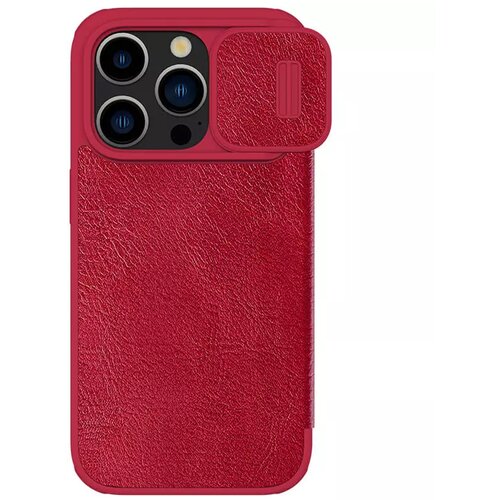 Nillkin Futrola Qin Pro za iPhone 15 Pro Max (6.7) crvena Slike
