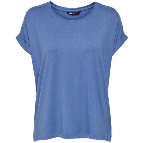 Only Puloverji Noos Top Moster S/S - Blue Yonder Modra Cene