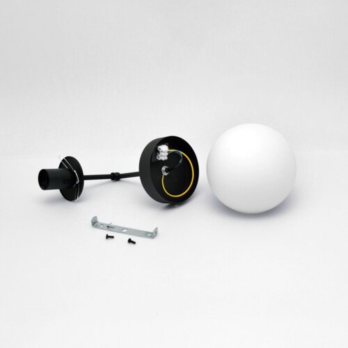  Zidna lampa MOON 1xE27/15W/230V crna Slike