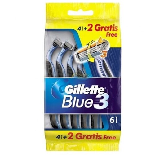 Gillette jednokratni brijač Blue 3, 6 komada Cene