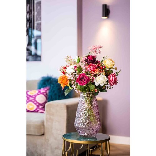 Emerald umjetni buket Flame Roses Slike