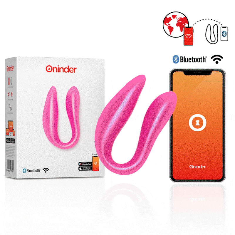 Oninder G-SPOT & CLITORAL STIMULATOR PINK - FREE APP Cene
